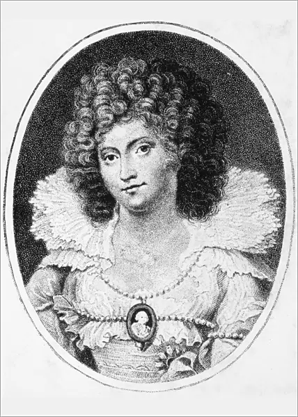 CAROLINE OF BRUNSWICK (1768-1821). Queen of Great Britain and Ireland, wife of George IV. Contemporary stipple engraving