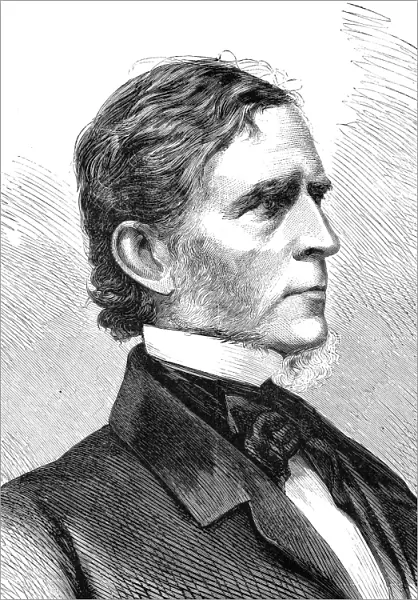 WILLIAM PITT FESSENDEN (1806-1869). American politician. Wood engraving, American, 1869