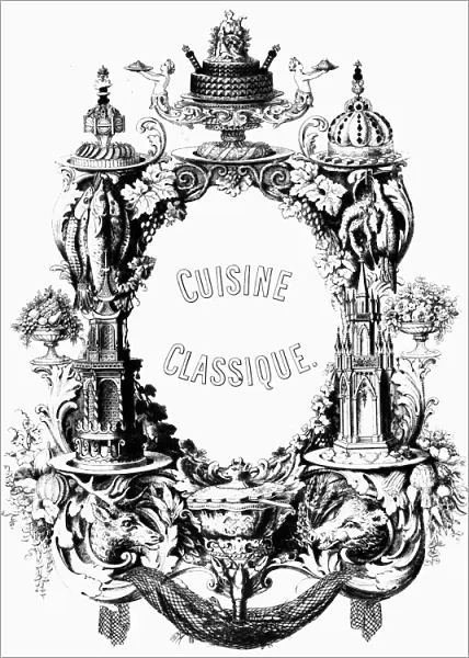 CUISINE CLASSIQUE, 1881. Title page of Cuisine Classique by Urbain Dubois and Emile Bernard, Paris, 1881