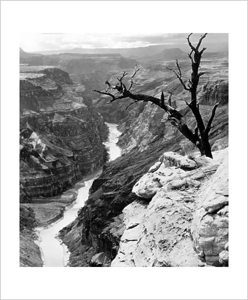 GRAND CANYON, 1958. Still from the documentary film Grand Canyon, 1958