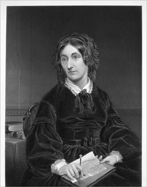 MARY FAIRFAX SOMERVILLE (1780-1872). Scottish writer on mathematics and physical science. Steel engraving, 19th century