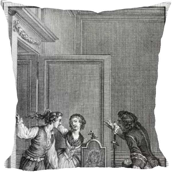 PREVOST D EXILES (1697-1763). Antoine Fran├ºois Prevost D Exiles. French novelist. Copper engraving from a 1783 edition of Manon Lescaut