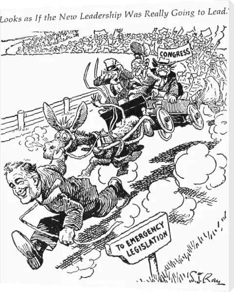 New Deal Cartoon, 1933