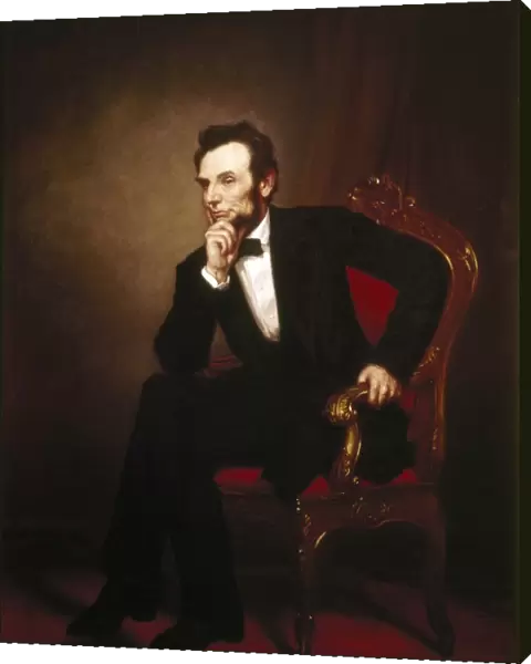 16th President of the United States. Oil on canvas, 1869, by George Peter Alexander Healy