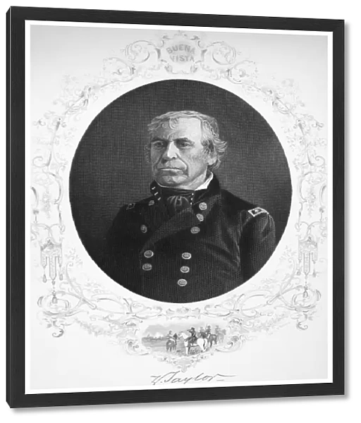 Twelfth President of the United States. Steel engraving, 1857