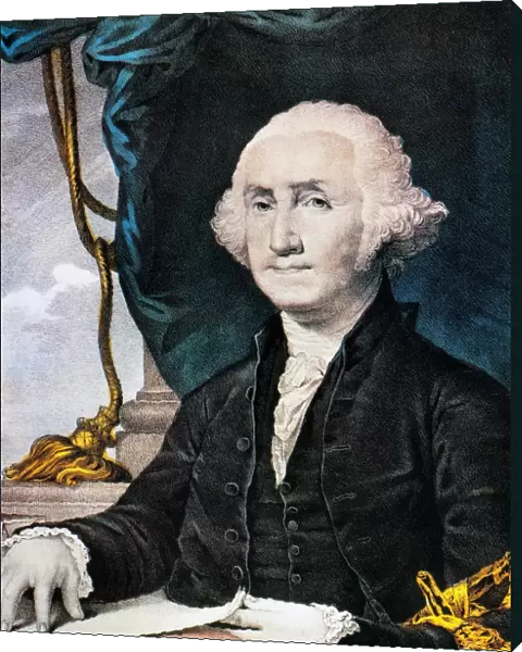 (1732-1799). Lithograph by Nathaniel Currier