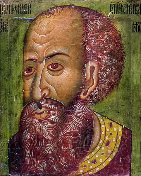 (1530-1584). Called Ivan the Terrible. Ruler of Russia as grand duke (1533-1547) and czar (1547-1584). Icon, Russian, 16th century