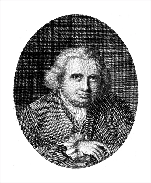 English physician and poet. Engraving, English, 1795