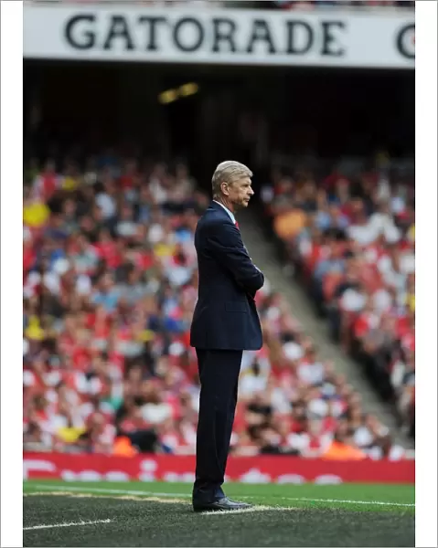 Arsene Wenger Leads Arsenal Against Benfica at Emirates Cup, 2014