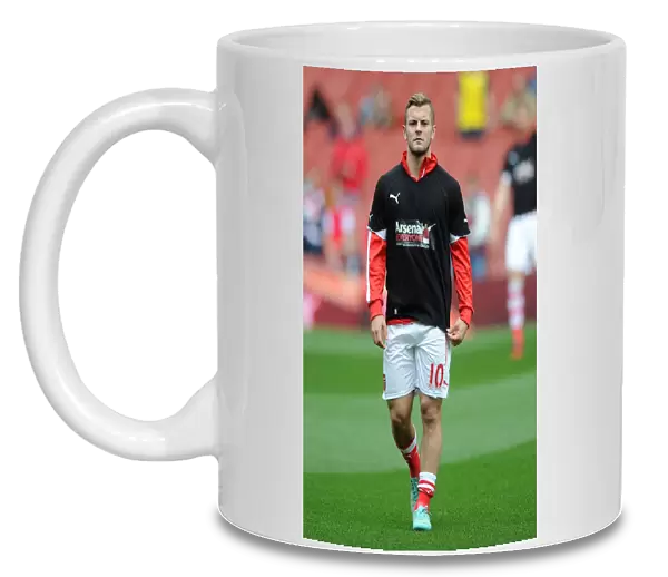 Jack Wilshere (Arsenal) in his Arsenal for Everyone T Shirt. Arsenal 2: 2 Hull City