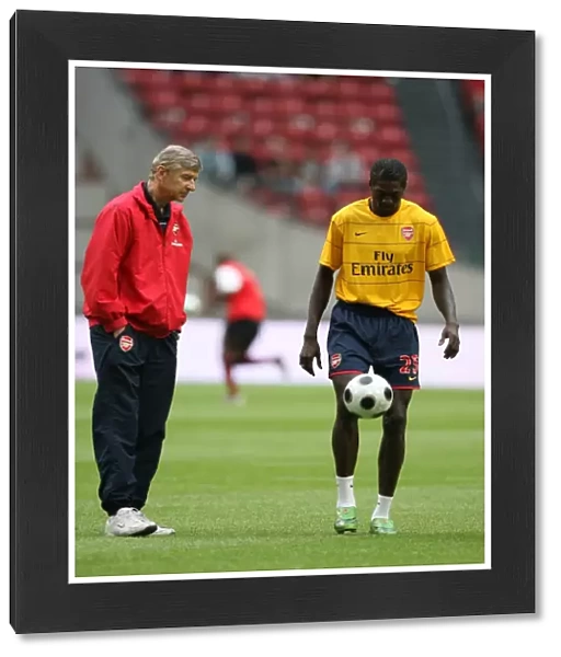 Wenger and Adebayor: A Draw at the Amsterdam Tournament, 2008