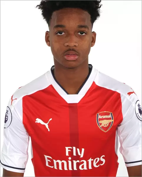 Arsenal FC: Chris Willock at 2016-17 First Team Photocall