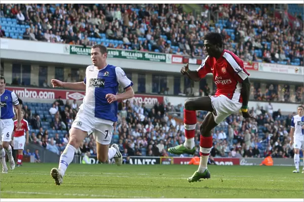 Adebayor Strikes: Arsenal's Fourth Goal vs. Blackburn Rovers, 2008