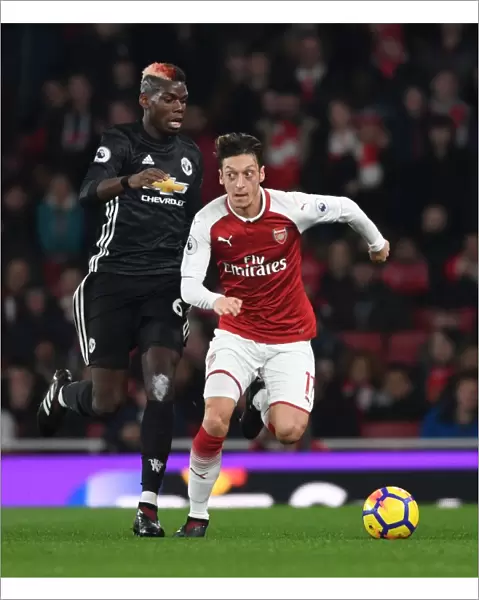 Mesut Ozil Outmaneuvers Paul Pogba: Arsenal vs Manchester United, Premier League 2017-18