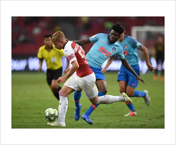 Emile Smith Rowe Scores Thrilling Goal Against Thomas Partey: Arsenal's Triumph over Atletico Madrid in International Champions Cup 2018