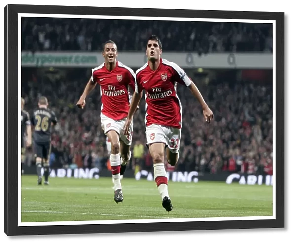 Unforgettable Moment: Merida and Eastmond's Goal Celebration: Arsenal's First against Liverpool in Carling Cup