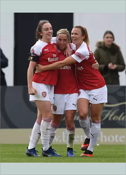 Arsenal Women's Triumph: Nobbs, Evans, and Samuelsson Celebrate Hat-Trick Goals