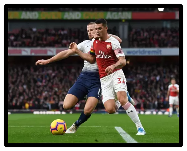 Clash of Midfield Titans: Xhaka vs. Dier - Arsenal vs. Tottenham, Premier League