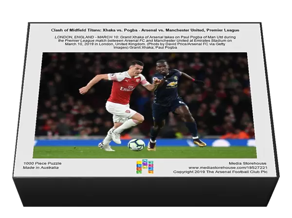 Clash of Midfield Titans: Xhaka vs. Pogba - Arsenal vs. Manchester United, Premier League