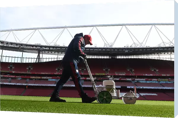 Arsenal v Crystal Palace: Pre-Match Preparations at Emirates Stadium