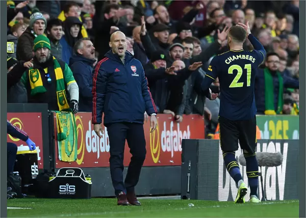 Freddie Ljungberg Leads Arsenal in Premier League Battle at Norwich City, December 2019