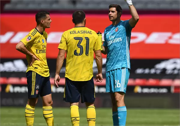 Arsenal's Xhaka, Kolasinac, and Martinez Rejoice in FA Cup Quarterfinal Victory over Sheffield United