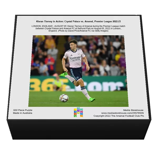 Kieran Tierney in Action: Crystal Palace vs. Arsenal, Premier League 2022-23