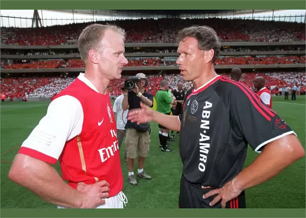 Dennis Bergkamp (Arsenal) and Marco van Basten (Ajax)