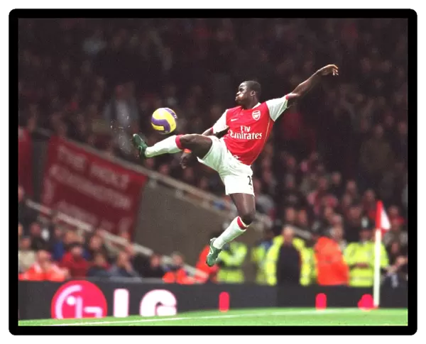 Emmanuel Eboue's Triumph: Arsenal's 3-0 Victory Over Liverpool, FA Premier League, Emirates Stadium, London, 12 / 11 / 06