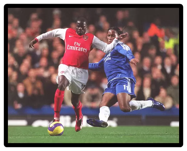 Emmanuel Eboue (Arsenal) Didier Drogba (Chelsea)