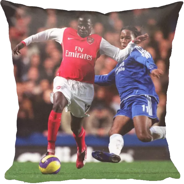 Emmanuel Eboue (Arsenal) Didier Drogba (Chelsea)