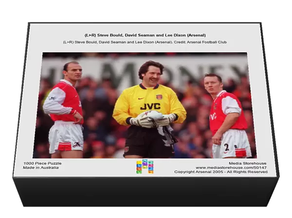 (L>R) Steve Bould, David Seaman and Lee Dixon (Arsenal)