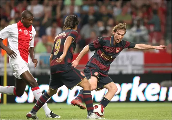 Alex Hleb and Tomas Rosicky (Arsenal)