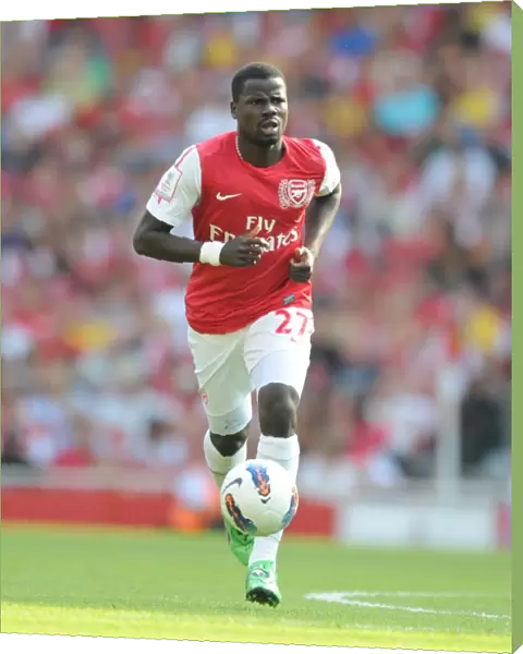 Arsenal's Emmanuel Eboue in Action against New York Red Bulls during the Emirates Cup 2011-12