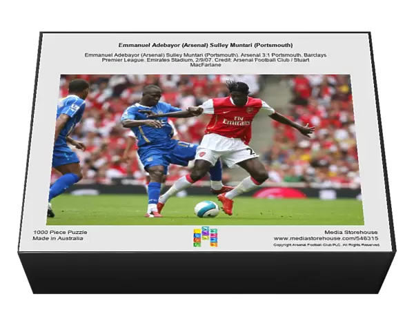 Emmanuel Adebayor (Arsenal) Sulley Muntari (Portsmouth)