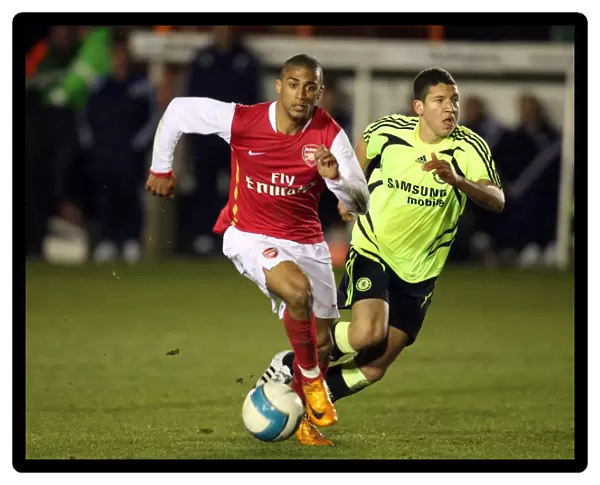 Armand Traore in Action: Arsenal Reserves vs. Chelsea Reserves, 1:1 Stalemate, Barclays Premier Reserve League, Underhill, Barnet, 25 / 3 / 08