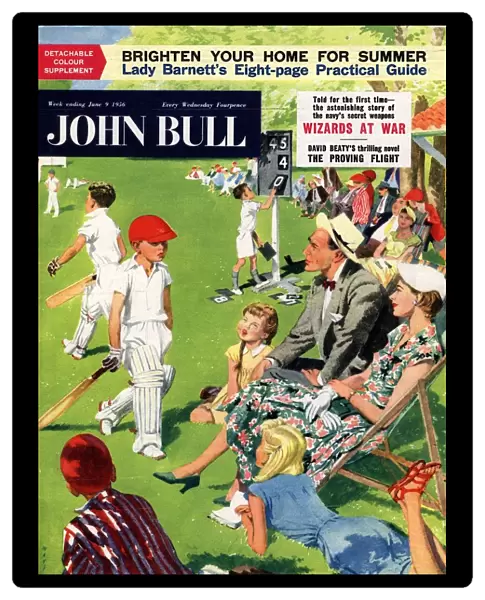 John Bull 1950s UK cricket children magazines