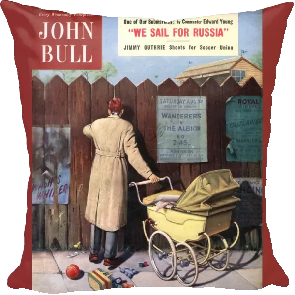 John Bull 1950s UK football prams babies magazines baby