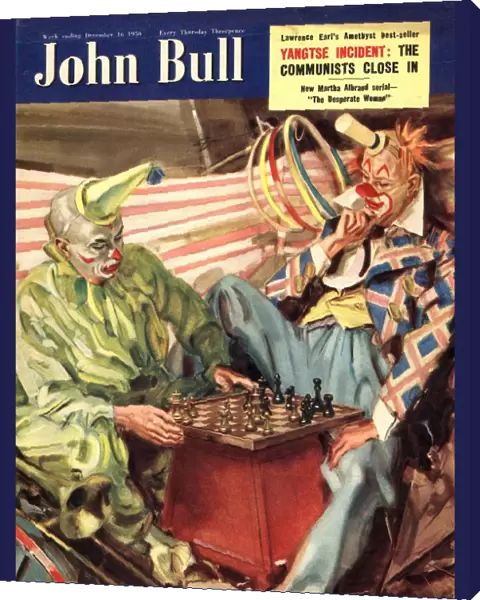 John Bull 1950s UK clowns chess board games magazines