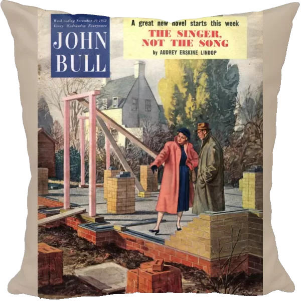 John Bull 1952 1950s UK new homes property foundations moving building house house
