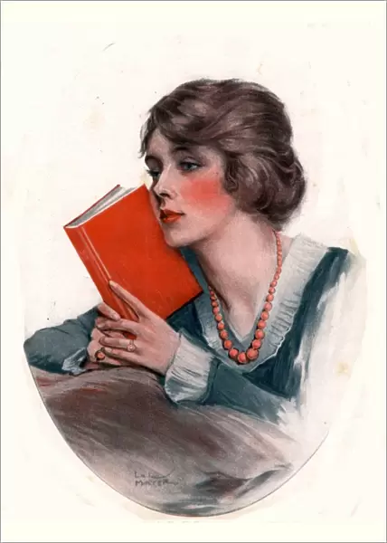 The Saturday Evening Post 1919 1910s USA reading books agony aunts magazines portraits