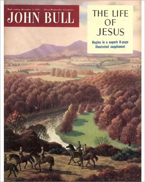 John Bull 1954 1950s UK trekking pony ponies horses magazines