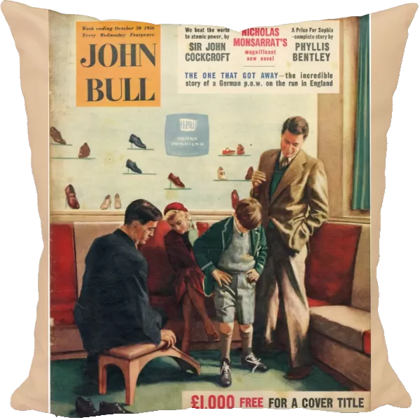 John Bull 1956 1950s UK shoes shopping magazines family
