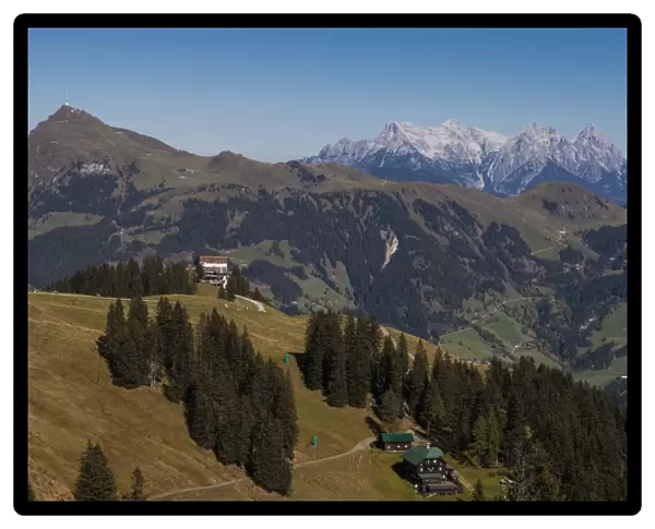 The view from Hahnenkamm, Tyrol, Austria