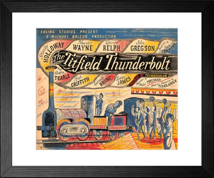 Framed Print : Titfield Thunderbolt UK Quad Print Framed Print : Titfield Thunderbolt UK Quad Print
