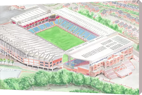 Football Stadium - Aston Villa FC - Villa Park Aerial View