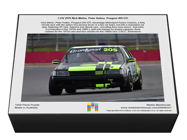 CJ12 2576 Nick Mellor, Peter Hutton, Peugeot 205 GTi