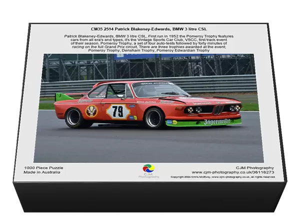 CM35 2514 Patrick Blakeney-Edwards, BMW 3 litre CSL
