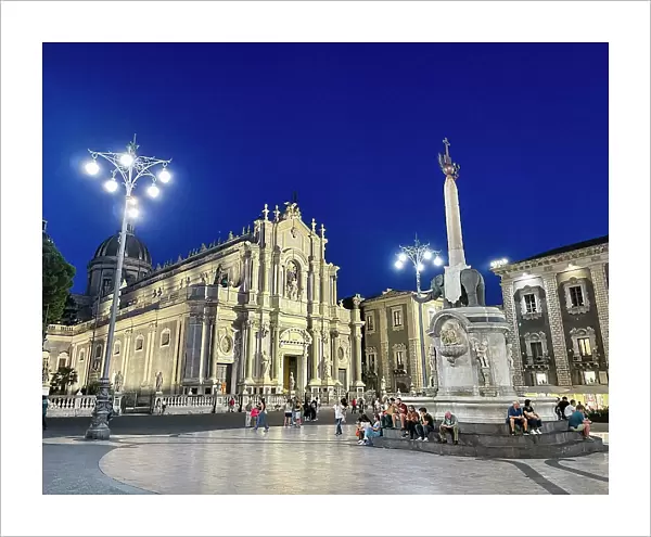 Italy, Sicily, Catania, Cathedral of Catania