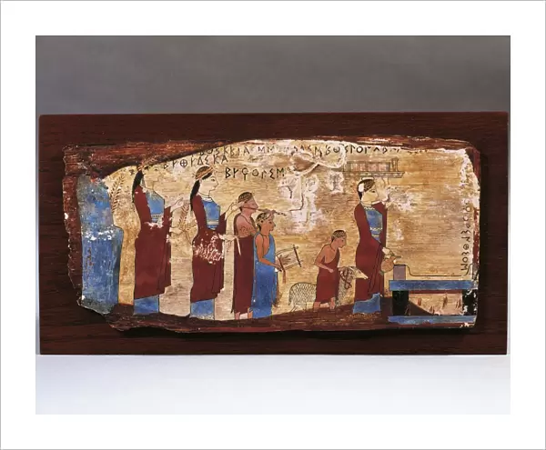 Painted wooden tablet from Pitsa